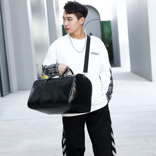 Retro Business Trip Large Capacity Short Distance Men Sports Gym Bag