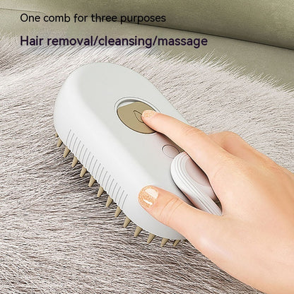 Cat Steam Brush, Steamy Dog Brush, 3-in-1 Electric Spray Cat Hairbrushes for Massage, Pet Grooming Comb, Hair Removal Combs, Pet Products.