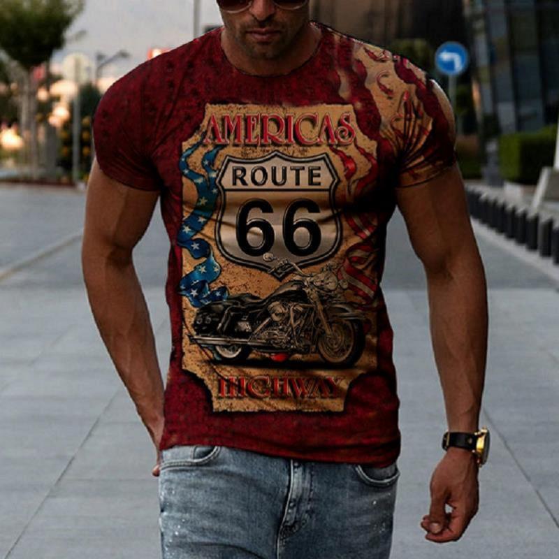 Oversized Retro Short-Sleeve Clothing for Men