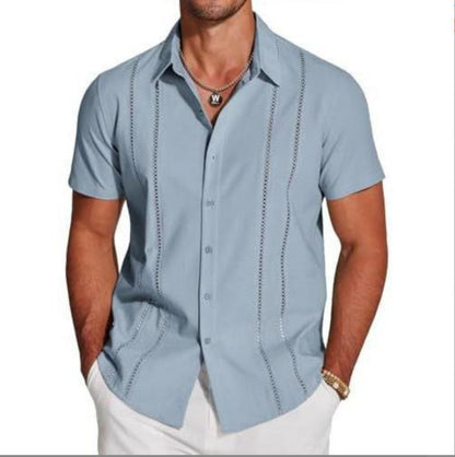 Trendy Wild Hawaiian Holiday Men's Lapel Shirt