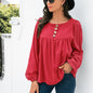 New Loose Button-Up Top for Women - Perfect for Autumn!