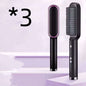 New 2 In 1 Hair Straightener Hot Comb Negative Ion Curling Tong Dual-purpose Electric Hairbrush