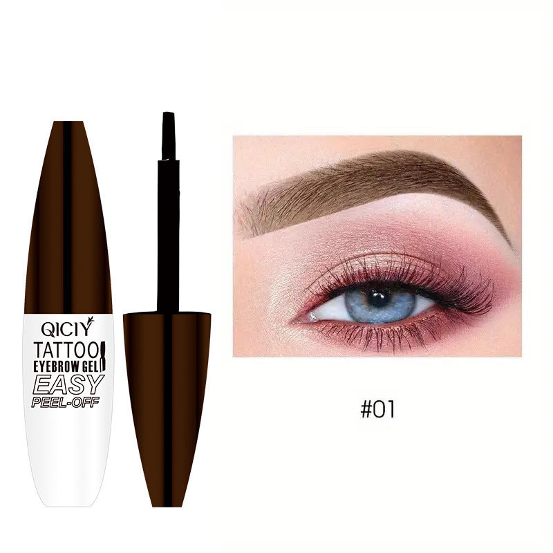 Tattoo Easy Peel-Off Eyebrow Gel Cream offers various types that are long-lasting, smudge-proof, sweat-resistant, and waterproof, making it a reliable choice for cosmetics.