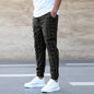 Fashion Plaid Print Pants Casual Drawstring Trousers Men's Clothing