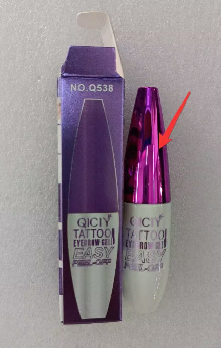 Tattoo Easy Peel-Off Eyebrow Gel Cream offers various types that are long-lasting, smudge-proof, sweat-resistant, and waterproof, making it a reliable choice for cosmetics.