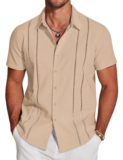 Trendy Wild Hawaiian Holiday Men's Lapel Shirt