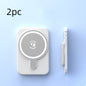 Mini Fast-Charging Magnetic Wireless Power Bank, 5000mAh, Portable.