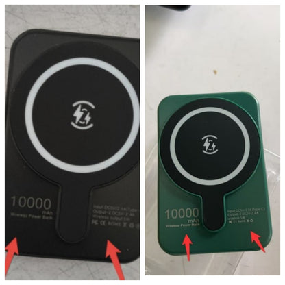 Mini Fast-Charging Magnetic Wireless Power Bank, 5000mAh, Portable.