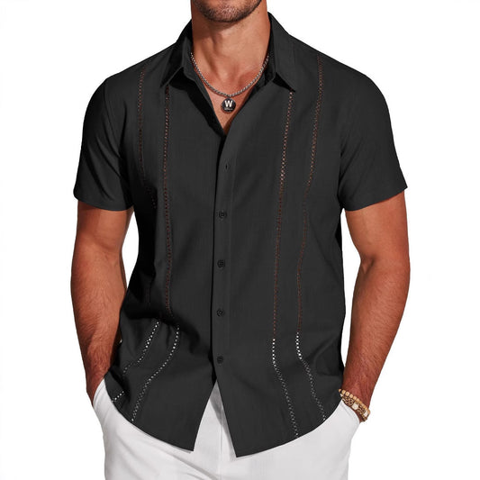 Trendy Wild Hawaiian Holiday Men's Lapel Shirt