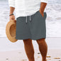 Striped Print Shorts with a Drawstring for a Stylish Summer Look. Casual Clothing for Men
